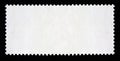 Blank long rectangular postage stamp